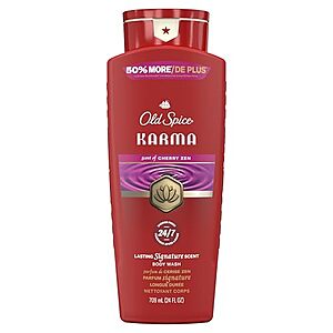[NEW, SnS] $4.54 | 24-Oz Old Spice Body Wash for Men (Karma with Cherry Spice, Black Pepper, & Sandalwood) at Amazon