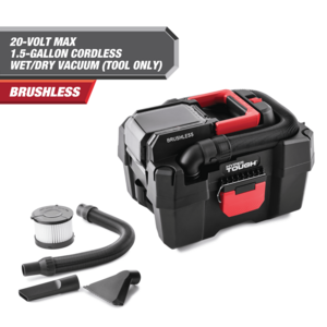 Hyper Tough 1.5-Gallon 20V Max Cordless Wet Dry Vacuum (Tool Only) $17.50 + Free Shipping w/ Walmart+ or on $35+