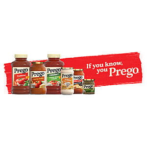$11.02 S&S CLIP Q PACK OF 6: Prego Traditional Sensitive Recipe No Garlic/No Onions Pasta Sauce, 23.75 Oz Jar