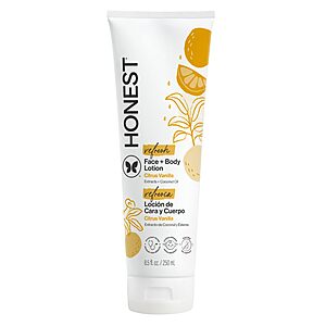 [S&S, AC] $4.49: The Honest Company Hydrating Face and Body Lotion, Citrus Vanilla Refresh, 8.5 fl oz