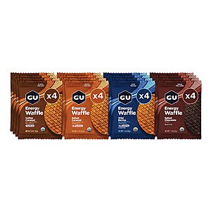 16-Pack GU Stroopwafel Variety Pack $7.60 w/ S&S + Free Shipping w/ Prime or on $35+
