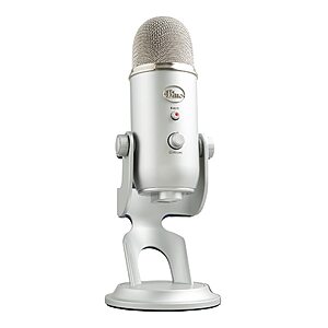 Logitech Creators Blue Yeti USB Microphone - Silver $65.99 + Free S&H at Amazon