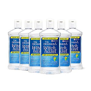 [S&S] $12.73: T.N. Dickinson's Witch Hazel Astringent for Face and Body (6 Count)