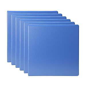 Pen + Gear blue 2" binder, 6 cout $3.29