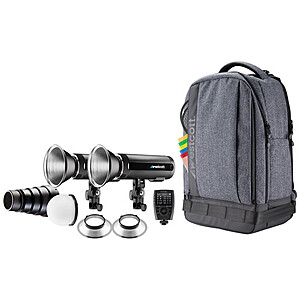 Westcott FJ200 Strobe 2-Light Backpack Kit with FJ-X3m $539.9