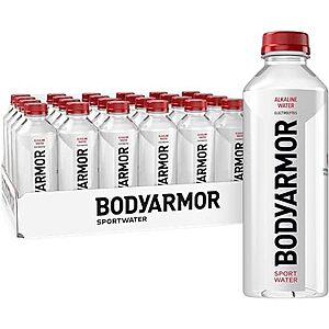 24-Pack 700mL BODYARMOR SportWater Alkaline Bottled Water (pH 9+) $19.08 w/ S&S + Free Shipping w/ Prime or on $35+
