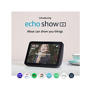 $27.29 | Echo Show 8 (1st Gen) (Amazon Refurbished) at Woot!