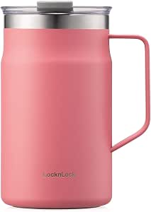 20-Ounce LocknLock Metro Stainless Steel Double Wall Insulated Mug w/ Handle & Lid (Peach Red) $12.49 + Free Shipping w/ Prime or on $35+
