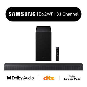 Samsung HW B650/ZA 3.1 Channel Soundbar with Wireless Subwoofer $199.99