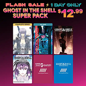 Fanflix: Ghost in the Shell Superpack $12.99 or less