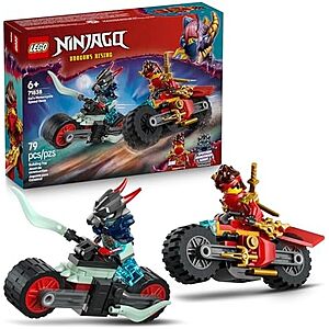 $6.99** | 79-Piece LEGO Ninjago: Dragons Rising Season 3 - Kai's Motorcycle Speed Race (71838, 2025) at Amazon