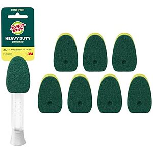[NEW, SnS] $5.16 | Scotch-Brite Heavy Duty Dishwand Kit, Includes 1 Wand & 7 Refill Pads at Amazon