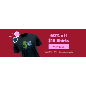 60% OFF $19 SHIRTS at Woot!
