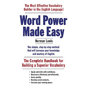 $1.99 | Word Power Made Easy: The Complete Handbook for Building a Superior Vocabulary (eBook) by Norman Lewis