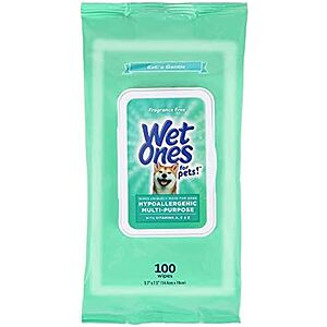 [SnS, AC] $5.98* | 3-Pk 100-Ct Wet Ones Multi Purpose Pets Wipes at Amazon