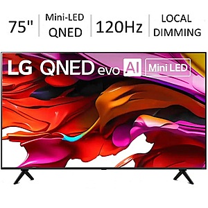 LG 75" QNED91A Series 4K 120Hz QNED evo AI Mini LED Smart TV (2025) @ Best Buy $999.99