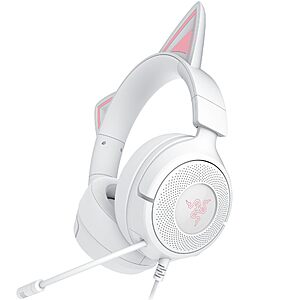 Razer Kraken Kitty V3 X Wired Gaming Headset: Kitty Ears White $22.50 + Free S&H w/ Prime or $35+