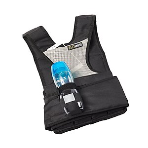$36.60: ZFOsports 30LBS Womens Adjustable Weighted Vest with Phone Pocket & Water Bottle Holder at Amazon
