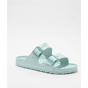 Birkenstock Women's Arizona Stealth Buckle EVA Sandals (Surf Green) $24.96 + Free Shipping on $65