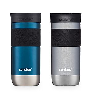 2-pk 16-oz Contigo Byron 2.0 Snapseal Insulated Stainless Steel Travel Mug 2 $33.99 + Free Shipping w/ Prime or on $35+
