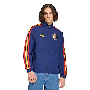 adidas Men's Spain National Team 2026 Full-Zip Anthem Jacket (2 Colors) $84.99