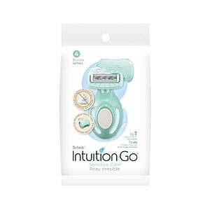 [NEW, SnS, AC] $2.23 | Schick Intuition Go Disposable Razor for Sensitive Skin at Amazon