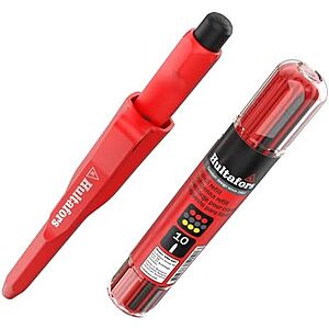 [NEW] $19.80 | Hultafors Tools Dry Marker & Refill Blister Pack HDM STRT - Graphite, Red & Yellow at Amazon