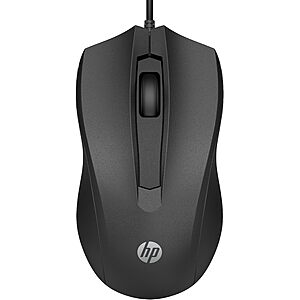 HP Wired Mouse 100 1600 DPI USB Optical Mouse Ambidextrous $7.99 + Free S&H w/ Prime or $35+