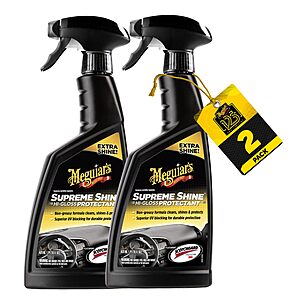 2-Pack 16-Ounce Meguiar's Supreme Shine Protectant Spray $11.86 ($5.93 Each) w/ S&S + Free Shipping w/ Prime or on $35+