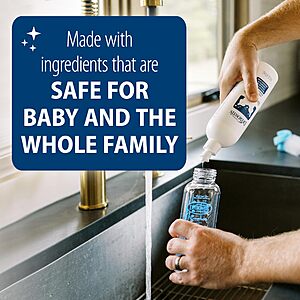 16 fl oz Dr. Brown's Bottle & Dish Soap for Baby Bottles and Accessories $2.99 + Free S&H w/ Prime or $35+