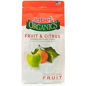 $6.98* | 4-lb Bag Jobe’s Organics Granular Garden Fertilizer (Fruit & Citrus) at Amazon