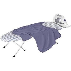 $5.10* | 32" x 12" Honey-Can-Do Folding Tabletop Ironing Board w/ Iron Res at Amazon