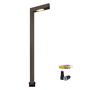 COLOER Brass Low Voltage Garden Lights Outdoor Waterproof 1-Pack with 3W LED G4 Bulb, Landscape Light for Outside (603B) $26.5
