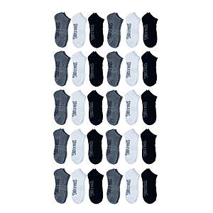 30-Pack Spalding Kids' Bundle Brick No-Show Socks (Gray/White/Black, Size 4-10) $6.13 + Free S&H w/ Walmart+ or on $35+