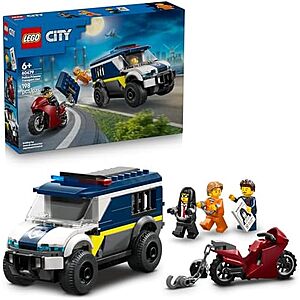 [NEW] $15.99 | 198-Piece LEGO City: Police - Police Prisoner Transport Van (60479, 2026) at Amazon