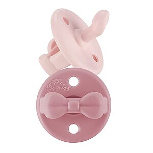 2-Pack Itzy Ritzy Silicone Orthodontic 0-6 Months Pacifiers (Ballet Slipper & Primrose) $3.15 + Free Shipping w/ Prime or on $35+