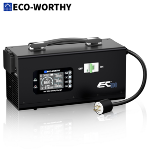 ECO-WORTHY 48V 100A Charger for 120/240V Generators $380 + Free Shipping