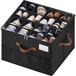 MSTONAL Adjustable Shoe Storage Organizer | Holds Up To 16 Pairs $14.99