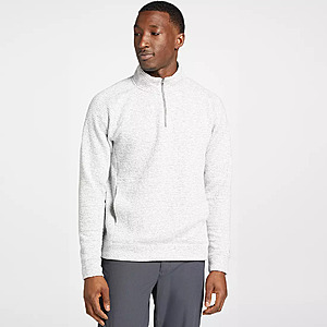 VRST Men's Recharge Lunar Fleece 1/4 Zip Pullover (Light Grey Heather) $14.23 + Free Shipping