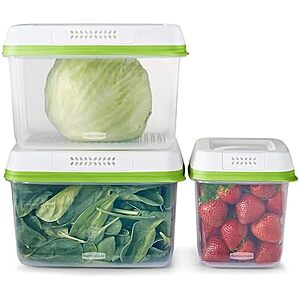 $17.49* | 6-pc Rubbermaid Produce Saver Containers for Refrigerator at Amazon