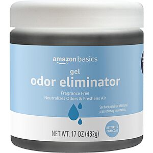 Amazon Basics 17-Ounce Gel Odor Eliminator w/ Activated Charcoal (Fragrance Free) $3.25 w/ S&S + Free Shipping w/ Prime or on $35+
