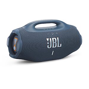 JBL Boombox 4 - Most Powerful Portable Waterproof Speaker with Massive Pro Sound, Up to 34 Hours of Playtime, & Multi-Speaker Connection by Auracast™ (Blue) $429.95