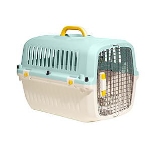 Oodles 20" Extra-Small Plastic Travel Pet Kennel w/ Clip On Bowl $6.37 + Free S&H w/ Walmart+ or on $35+