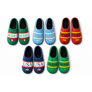 Ground Up Men's Soccer Fan Slippers (Various) $5.00 + Free S&H w/ Walmart+ or on $35+