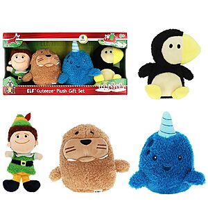 4-Piece 6" Kids Preferred Elf Cuteeze Plush Set $12.80 + Free Shipping w/ Prime or on $35+