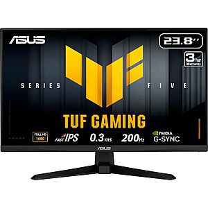 24" ASUS TUF 200Hz 0.3ms Gaming Monitor w/ G-SYNC/FreeSync Premium $99.99 + Free Shipping