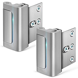 2-Pack EverPlus Home Security Door Reinforcement Lock (Silver) $12.79 + Free Shipping w/ Prime or on $35+