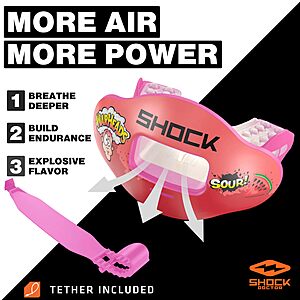 Shock Doctor Max Air Flow Lip Guard Mouthguard (Kool-Aid Tropical Punch) $8.10 + Free Shipping w/ Prime or on $35+