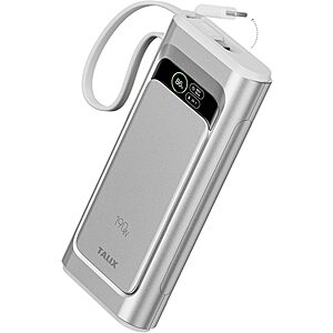 3-Port TALIX 20000mAh Laptop Power Bank w/ Built-in USB-C Cable (140W max, Up to 190W) $24.99 + Free Shipping