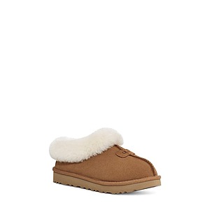 UGG Tazzette Genuine Shearling Collar Slipper in Chestnut at Nordstrom, Size 6 $69.99